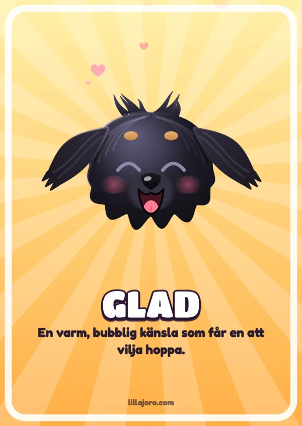Känslokort: Glad