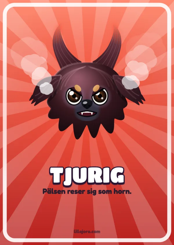 Känslokort: Tjurig