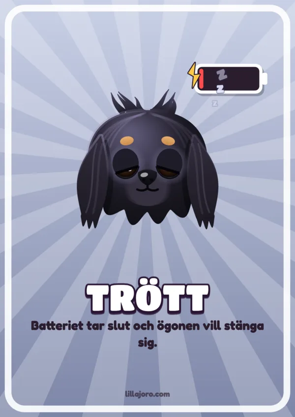 Känslokort: Trött